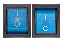 Blue Power Switch On/off Blue Power Switch On/off