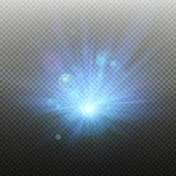 Blue Rays rising on dark transparent background. Product advertising template. EPS 10 vector illustration Blue Rays rising on dark transparent background. Product advertising template. EPS 10 vector illustration