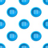 Blue Sewing Buttons Seamless Pattern. Vector illustration on white royalty free illustration Blue Sewing Buttons Seamless Pattern. Vector illustration on white royalty free illustration