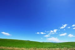 Blue Sky and Green Field