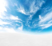 Blue sky snowy hills royalty free stock image Blue sky snowy hills royalty free stock image