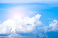 Blue Sky With Clouds Stock Image Blue Sky With Clouds Stock Image