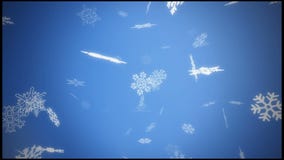 Blue snow flakes backgrounds