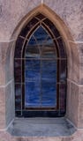 Blue Stained Glass window stock photo Blue Stained Glass window stock photo