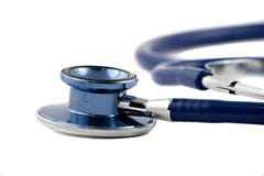 Blue Stethoscope Isolated On White Stock Image Blue Stethoscope Isolated On White Stock Image
