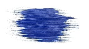 Blue Stroke Of The Paint Brush Royalty Free Stock Image