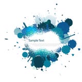 Blue Tone Color Splash Stock Photography