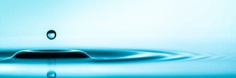 Blue Water Droplet stock photos Blue Water Droplet stock photos