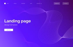 Blue and white gradient waves background, banner for presentation, landing page, web site. royalty free illustration Blue and white gradient waves background, banner for presentation, landing page, web site. royalty free illustration