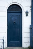 Blue Wooden Door With Stairs Part Of A House Stock Images