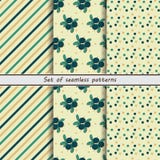 Blueberries, set of seamless patterns vector illustration Blueberries, set of seamless patterns vector illustration