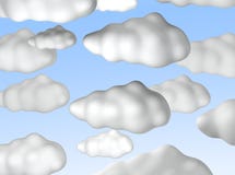 bluen clouds skyen royaltyfri illustrationer bluen clouds skyen royaltyfri illustrationer