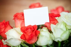 Blumenstrauß der blühenden Rosen Stockfoto Blumenstrauß der blühenden Rosen Stockfoto