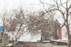 blurred background snow winter village small houses and trees royalty free stock image blurred background snow winter village small houses and trees royalty free stock image