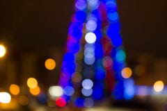 Blurred farbige Kreise auf einem hellen Feiertagshintergrund Lizenzfreie Stockfotografie Blurred farbige Kreise auf einem hellen Feiertagshintergrund Lizenzfreie Stockfotografie