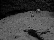 A Large and Small Diamond on a Sand Dune royalty free stock photography A Large and Small Diamond on a Sand Dune royalty free stock photography