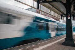 Blurred train motion with high speed stock image Blurred train motion with high speed stock image