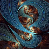 Blutegel Traumfractal lizenzfreie abbildung Blutegel Traumfractal lizenzfreie abbildung