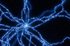 Blå elektrisk blixt, abstrakt plasmabakgrund vektor illustrationer Blå elektrisk blixt, abstrakt plasmabakgrund vektor illustrationer