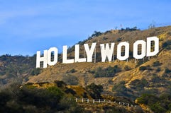 blå hollywood teckensky royaltyfria bilder blå hollywood teckensky royaltyfria bilder