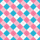 Blå modell för sömlös argylepläd Diamantkontroll royaltyfri illustrationer Blå modell för sömlös argylepläd Diamantkontroll royaltyfri illustrationer