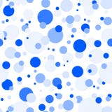 blå seamless cirkelprickmodell stock illustrationer blå seamless cirkelprickmodell stock illustrationer