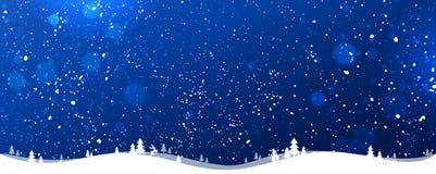 Blå vinterjulbakgrund med snöflingor, ljus, stjärnor nytt xmas-år för kort stock illustrationer Blå vinterjulbakgrund med snöflingor, ljus, stjärnor nytt xmas-år för kort stock illustrationer
