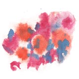 Blått för rosa färger för vattenfärgabstrakt begreppfärgstänk vattenfärgdroppe isolerade fläcken för din designkonst vektor illustrationer Blått för rosa färger för vattenfärgabstrakt begreppfärgstänk vattenfärgdroppe isolerade fläcken för din designkonst vektor illustrationer