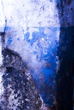Blått texturerar den gamla väggen arkivfoton Blått texturerar den gamla väggen arkivfoton