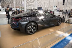 BMW i8 bil royaltyfri bild BMW i8 bil royaltyfri bild
