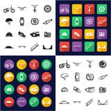 BMX allen in Één Vlakke het Ontwerpreeks Uit de vrije hand van de Pictogrammen Zwarte & Witte Kleur stock illustratie BMX allen in Één Vlakke het Ontwerpreeks Uit de vrije hand van de Pictogrammen Zwarte & Witte Kleur stock illustratie