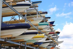 Boat Storage Yard Stock Photo - Image: 36358080