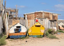 Boats on land with blue sky stock photography Boats on land with blue sky stock photography