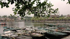 The boats are waiting for tourists stock images The boats are waiting for tourists stock images