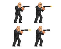 Body Guard Animation Sprite royalty free illustration Body Guard Animation Sprite royalty free illustration