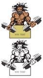 Bodybuilder mau ilustração stock Bodybuilder mau ilustração stock