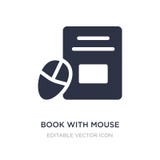 boek met muispictogram op witte achtergrond Eenvoudige elementenillustratie van Hulpmiddelen en werktuigenconcept vector illustratie boek met muispictogram op witte achtergrond Eenvoudige elementenillustratie van Hulpmiddelen en werktuigenconcept vector illustratie