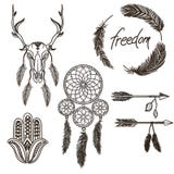 Boho-Artillustration 1 stock abbildung Boho-Artillustration 1 stock abbildung