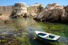 Bokar Fort And City Walls. Dubrovnik. Croatia Royalty Free Stock Image Bokar Fort And City Walls. Dubrovnik. Croatia Royalty Free Stock Image