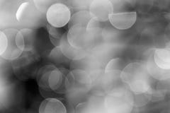 Bokeh Black And White Background. Royalty Free Stock Images