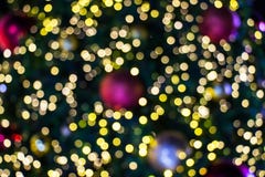 Bokeh brouillé de fond de lumière de Noël Décoration haute étroite image stock Bokeh brouillé de fond de lumière de Noël Décoration haute étroite image stock