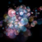 Bokeh circular defocused da cor do sumário no fundo escuro Eps 10 ilustração royalty free Bokeh circular defocused da cor do sumário no fundo escuro Eps 10 ilustração royalty free