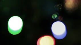 Bokeh de la guirnalda de las luces LED almacen de metraje de vídeo Bokeh de la guirnalda de las luces LED almacen de metraje de vídeo