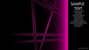 bokomslagdesigner, tidskrifter, broschyrer, etc. med den rosa linjen begrepp och svart bakgrund och exempel av att skriva bredvid vektor illustrationer bokomslagdesigner, tidskrifter, broschyrer, etc. med den rosa linjen begrepp och svart bakgrund och exempel av att skriva bredvid vektor illustrationer