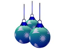 Bolas do Natal ilustração royalty free Bolas do Natal ilustração royalty free