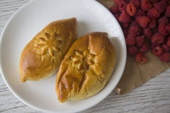 Bollos para el desayuno fotografía de archivo Bollos para el desayuno fotografía de archivo