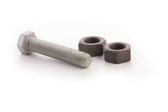 Bolt And Nut Stock Photo