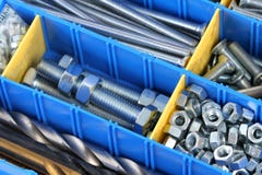 Bolts, Nuts And Screws Royalty Free Stock Images Bolts, Nuts And Screws Royalty Free Stock Images