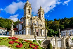 Bom Иисус делает Monte, Braga стоковая фотография rf Bom Иисус делает Monte, Braga стоковая фотография rf