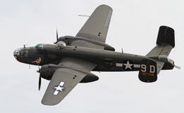 Bombardier de la deuxième guerre mondiale B-25 Mitchell Photographie stock libre de droits Bombardier de la deuxième guerre mondiale B-25 Mitchell Photographie stock libre de droits